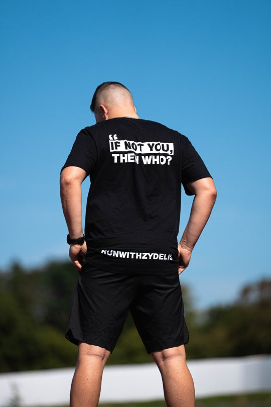 IF NOT YOU THEN WHO BLACK TEE